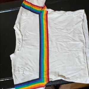 White stripped shirt